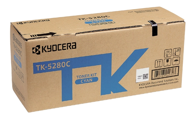 Een Toner Kyocera TK-5280C blauw koop je bij Hoekmankantoorartikelen.nl