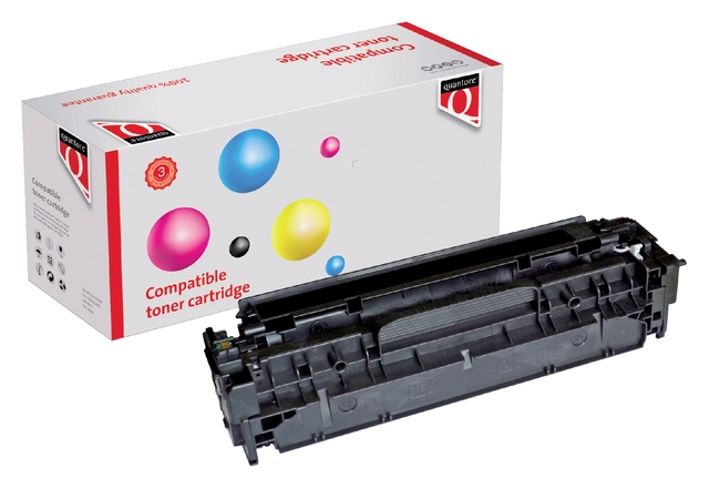 Een Tonercartridge Quantore alternatief tbv HP CE410A 305A zwart koop je bij VHK Kantoorartikelen