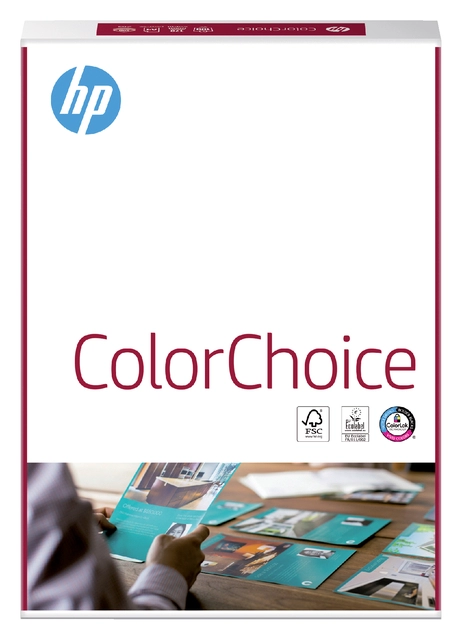 Een Kleurenlaserpapier HP Color Choice A4 100gr wit 500vel koop je bij VHK Kantoorartikelen