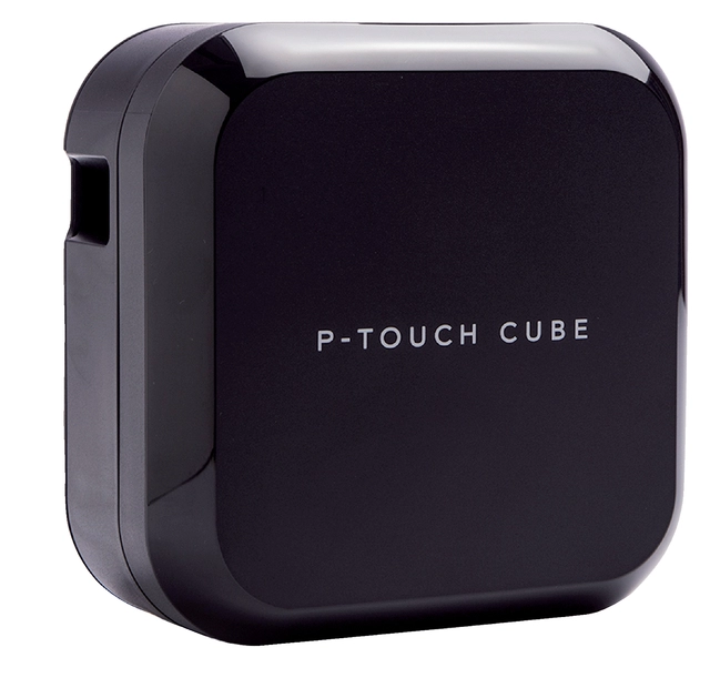 Een Labelprinter Brother P-touch Cube Plus TZe PT-P710BT desktop 24mm zwart koop je bij Hoekmankantoorartikelen.nl