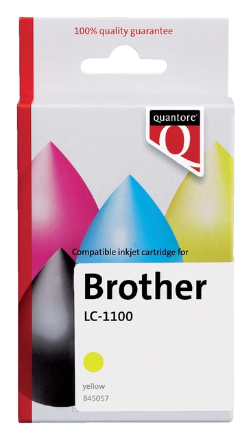 Een Inktcartridge Quantore alternatief tbv Brother LC-1100 geel koop je bij Company Supplies