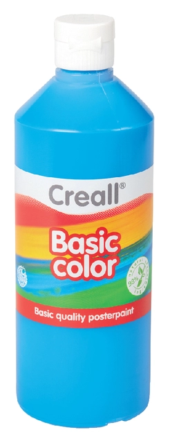 Een Plakkaatverf Creall basic blauw 500ml koop je bij Hoekmankantoorartikelen.nl