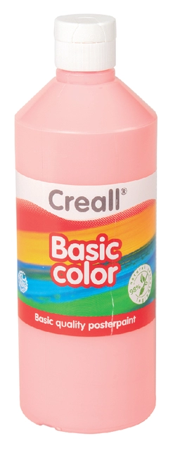 Een Plakkaatverf Creall basic roze 500ml koop je bij VHK Kantoorartikelen