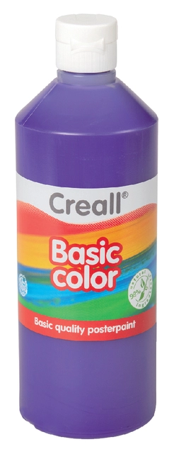 Een Plakkaatverf Creall basic paars 500ml koop je bij VHK Kantoorartikelen