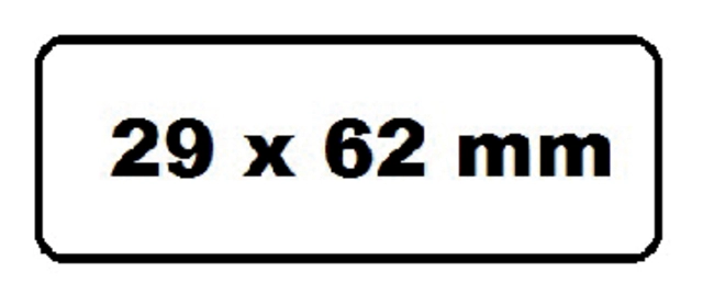 Een Labeletiket Quantore DK-11209 29x62mm adres wit 800 stuks koop je bij Hoekmankantoorartikelen.nl