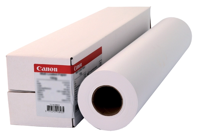 Een Inkjetpapier Canon 610mmx45m 90gr mat gecoat koop je bij Hoekmankantoorartikelen.nl