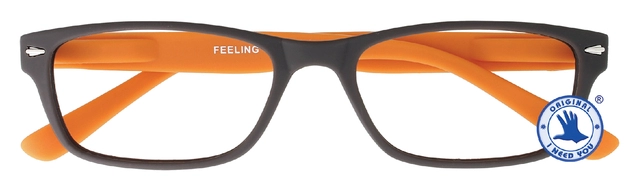 Een Leesbril I Need You +1.00 dpt Feeling bruin-oranje koop je bij Hoekmankantoorartikelen.nl