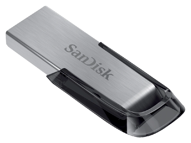 Een USB-stick 3.0 Sandisk Cruzer Ultra Flair 64GB koop je bij VHK Kantoorartikelen