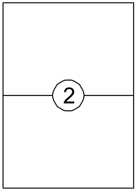 Een Etiket Quantore 210x148mm 200 stuks koop je bij VHK Kantoorartikelen