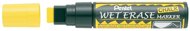 Een Krijtstift Pentel SMW56 8-16mm geel koop je bij VHK Kantoorartikelen