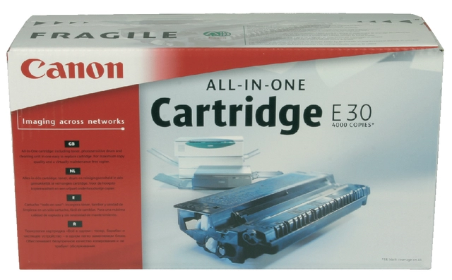 Een Tonercartridge Canon E30 zwart koop je bij VHK Kantoorartikelen