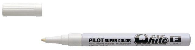 Een Viltstift PILOT Super Color lakmarker fijn wit koop je bij Hoekmankantoorartikelen.nl