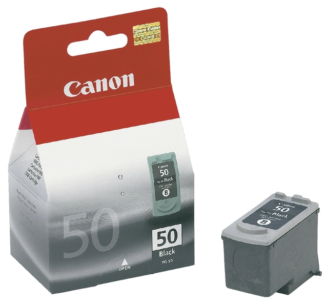 Een Inktcartridge Canon PG-50 zwart koop je bij VHK Kantoorartikelen