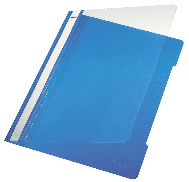 Een Snelhechter Leitz Standaard A4 gerecycled PP blauw koop je bij VHK Kantoorartikelen