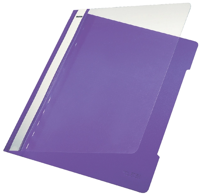 Een Snelhechter Leitz Standaard A4 gerecycled PP violet koop je bij VHK Kantoorartikelen