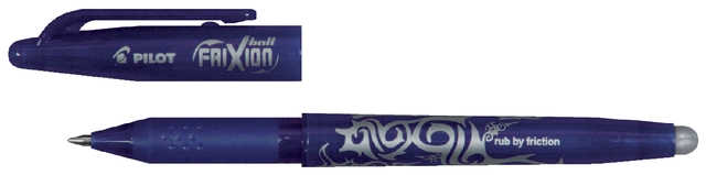 Een Rollerpen PILOT friXion medium blauw koop je bij Hoekmankantoorartikelen.nl