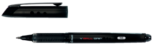 Een Rollerpen PILOT V-Ball grip breed zwart koop je bij Hoekmankantoorartikelen.nl