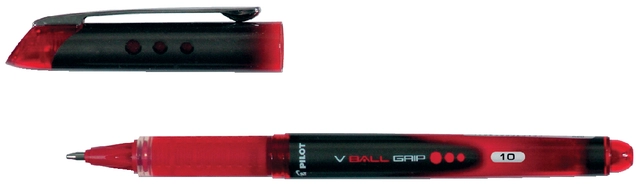 Een Rollerpen PILOT V-Ball grip breed rood koop je bij Hoekmankantoorartikelen.nl