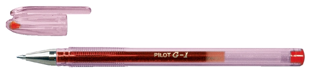 Een Gelschrijver PILOT G-1 fijn rood koop je bij VHK Kantoorartikelen