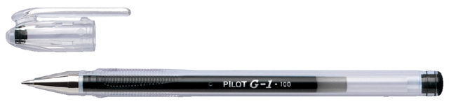 Een Gelschrijver PILOT G-1 medium zwart koop je bij VHK Kantoorartikelen