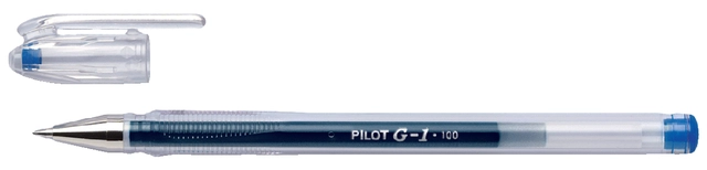 Een Gelschrijver PILOT G-1 medium blauw koop je bij VHK Kantoorartikelen