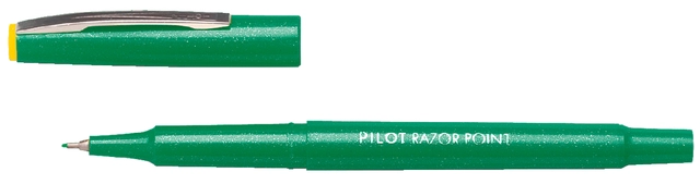 Een Fineliner PILOT Razor Point fijn groen koop je bij VHK Kantoorartikelen