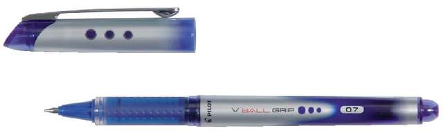 Een Rollerpen PILOT V-Ball Grip medium blauw koop je bij VHK Kantoorartikelen