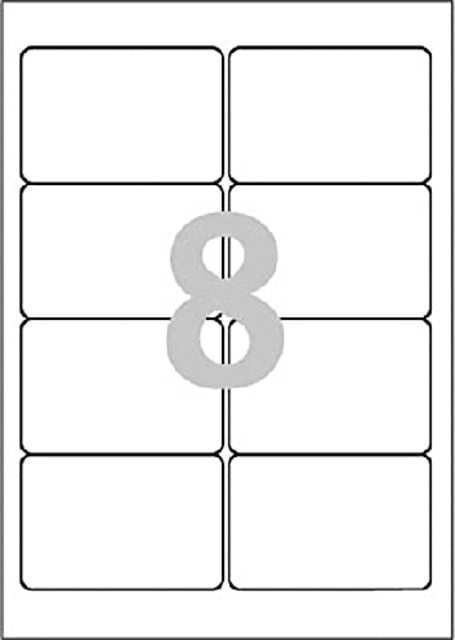 Een Etiket Avery L4745REV-25 96x63.5mm afneembaar wit 200stuks koop je bij VHK Kantoorartikelen