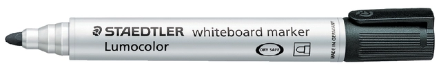 Een Viltstift Staedtler Lumocolor 351 whiteboard rond zwart 2mm koop je bij VHK Kantoorartikelen