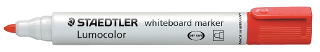 Een Viltstift Staedtler Lumocolor 351 whiteboard rond rood 2mm koop je bij VHK Kantoorartikelen