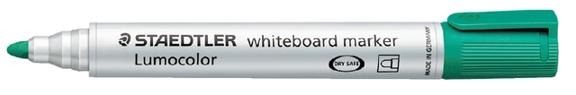 Een Viltstift Staedtler Lumocolor 351 whiteboard rond groen 2mm koop je bij VHK Kantoorartikelen