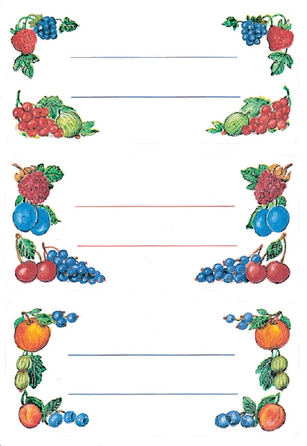 Een Etiket HERMA 3784 keuken fruit koop je bij Hoekmankantoorartikelen.nl