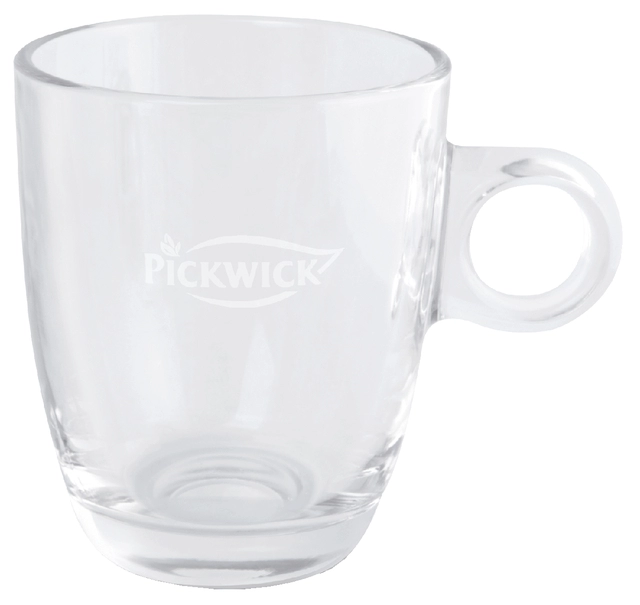 Een Theeglas Pickwick 260ml 6 stuks koop je bij Hoekmankantoorartikelen.nl