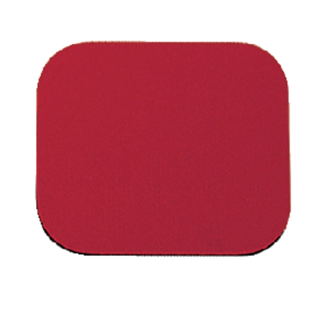 Een Muismat Quantore 230x190x6mm rood koop je bij VHK Kantoorartikelen