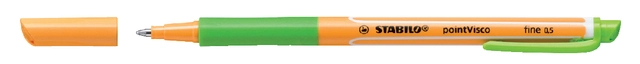 Een Rollerpen STABILO PointVisco 1099/43 fijn loofgroen koop je bij Hoekmankantoorartikelen.nl