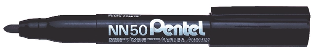 Een Viltstift Pentel NN50 rond 1.3-3mm zwart koop je bij VHK Kantoorartikelen