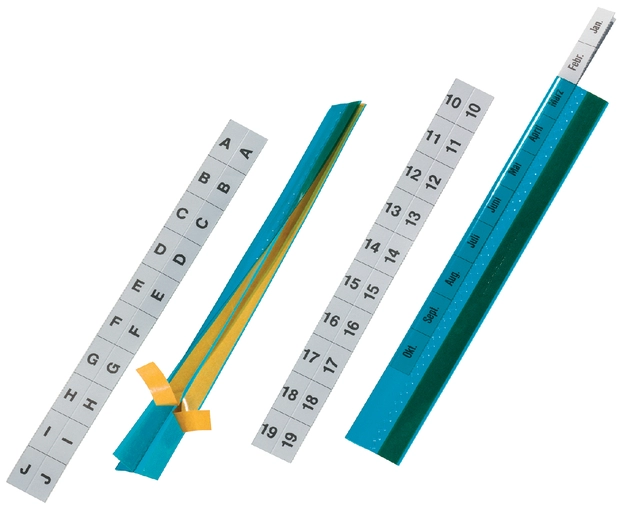 Een Tabstroken Durable zelfklevend glashelder 5x20cm koop je bij Hoekmankantoorartikelen.nl