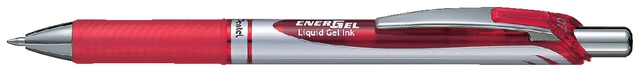 Een Gelschrijver Pentel BL77 Energel medium rood koop je bij VHK Kantoorartikelen