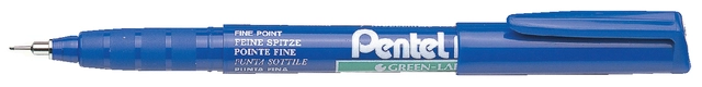 Een Fineliner Pentel NMF50 fijn blauw koop je bij VHK Kantoorartikelen