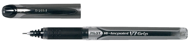 Een Rollerpen PILOT Hi-Tecpoint Grip V7 medium zwart koop je bij VHK Kantoorartikelen