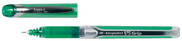 Een Rollerpen PILOT Hi-Tecpoint V5 Grip fijn groen koop je bij VHK Kantoorartikelen