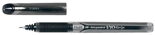 Een Rollerpen PILOT Hi-Tecpoint Grip V10 breed zwart koop je bij VHK Kantoorartikelen