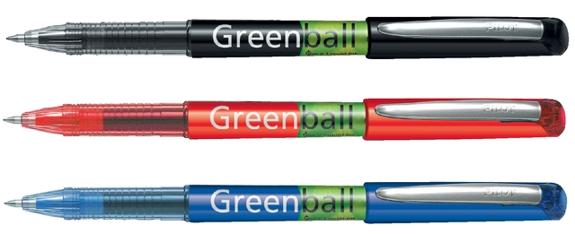 Een Rollerpen PILOT Greenball Begreen medium rood koop je bij Hoekmankantoorartikelen.nl