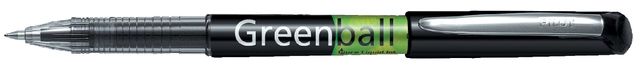 Een Rollerpen PILOT Greenball Begreen medium zwart koop je bij VHK Kantoorartikelen