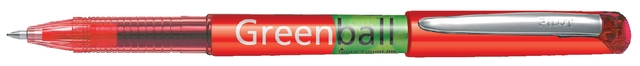 Een Rollerpen PILOT Greenball Begreen medium rood koop je bij Hoekmankantoorartikelen.nl