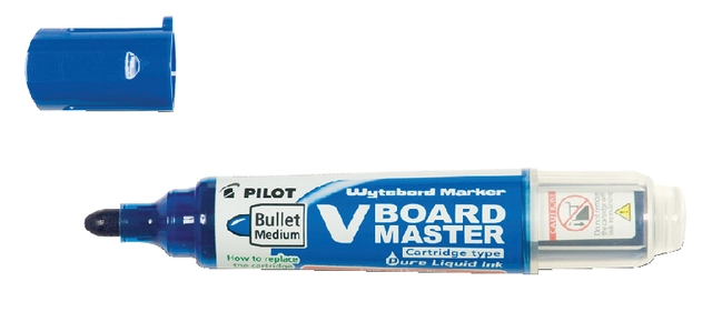 Een Viltstift PILOT Begreen whiteboard rond medium blauw koop je bij VHK Kantoorartikelen