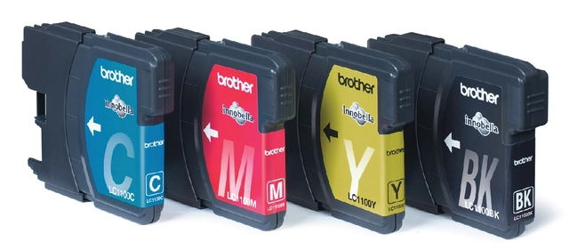 Een Inktcartridge Brother LC-1100BK zwart koop je bij VHK Kantoorartikelen