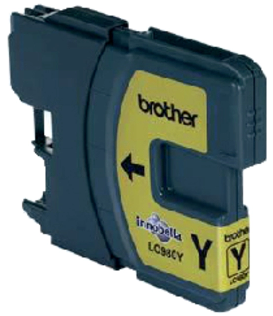 Een Inktcartridge Brother LC-980Y geel koop je bij VHK Kantoorartikelen