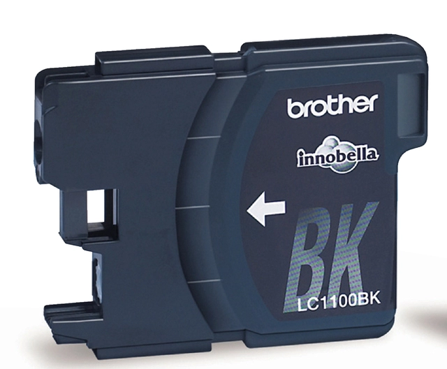 Een Inktcartridge Brother LC-1100BK2 zwart 2X koop je bij VHK Kantoorartikelen