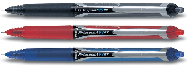 Een Rollerpen PILOT Hi-Tecpoint V7 medium blauw koop je bij Hoekmankantoorartikelen.nl